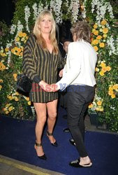 Rod Stewart i Penny Lancaster na imprezie Tramps