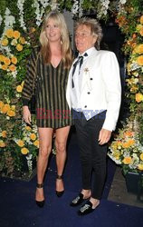 Rod Stewart i Penny Lancaster na imprezie Tramps