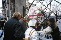 Strajki i demonstracje Solidarności