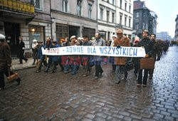 Strajki i demonstracje Solidarności