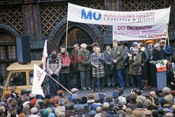 Strajki i demonstracje Solidarności