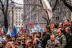 Strajki i demonstracje Solidarności