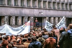 Strajki i demonstracje Solidarności