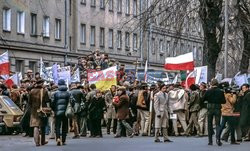 Strajki i demonstracje Solidarności