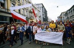 Strajki i demonstracje Solidarności