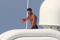 Cristiano Ronaldo z rodziną na jachcie