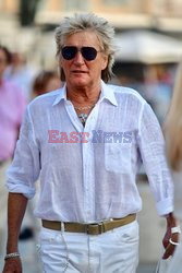 Rod Stewart i Penny Lancaster w Saint Tropez