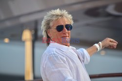 Rod Stewart i Penny Lancaster w Saint Tropez