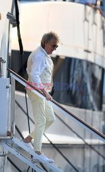 Rod Stewart i Penny Lancaster w Saint Tropez