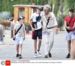 Rod Stewart i Penny Lancaster na wakacjach w Portofino