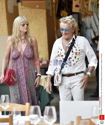 Rod Stewart i Penny Lancaster na wakacjach w Portofino