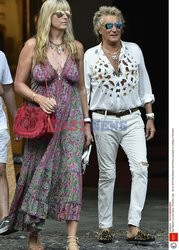 Rod Stewart i Penny Lancaster na wakacjach w Portofino