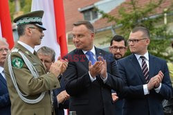 Andrzej Duda z wizytą w Straży Granicznej