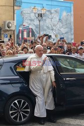 Papież Franciszek sprawuje mszę w Albano