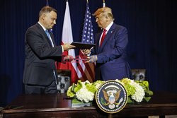 Spotkanie Andrzeja Dudy i Donalda Trumpa