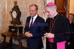 Donald Tusk z rodziną u papieża Franciszka