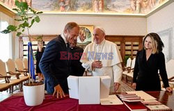 Donald Tusk z rodziną u papieża Franciszka