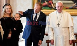 Donald Tusk z rodziną u papieża Franciszka