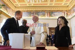 Donald Tusk z rodziną u papieża Franciszka