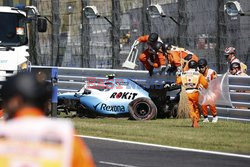 Robert Kubica rozbił bolid podczas kwalifikacji F1 GP Japonii