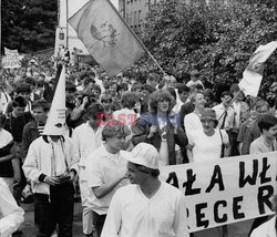 Strajki i demonstracje Solidarności