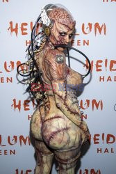 Impreza halloweenowa Heidi Klum