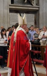 Papież Franciszek -  msza za dusze zmarłych kardynałów i biskupów, Watykan