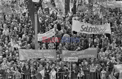 Strajki i demonstracje Solidarności