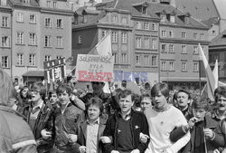 Strajki i demonstracje Solidarności