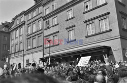 Strajki i demonstracje Solidarności