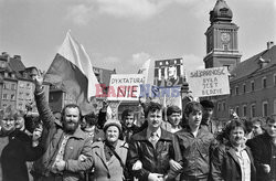 Strajki i demonstracje Solidarności