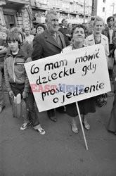 Strajki i demonstracje Solidarności