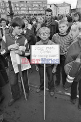 Strajki i demonstracje Solidarności