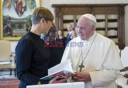 Prezydent Estonii na audiencji u Papieża Franciszka