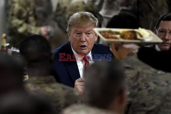 Donald Trump odwiedził żołnierzy w Afganistanie