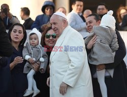 Robert Redford na audiencji generalnej papieża Franciszka