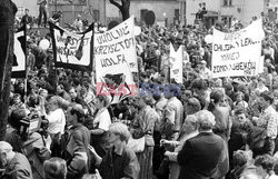 Strajki i demonstracje Solidarności