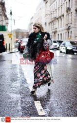 Street fashion na tygodniu mody w Londynie - zima 2020