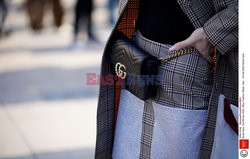 Street fashion na tygodniu mody w Mediolanie - zima 2020/21