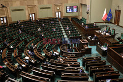 Posiedzenie Sejmu w czasie epidemii