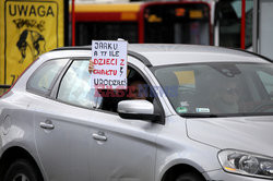 Samochodowy protest Strajku Kobiet