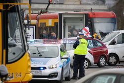 Samochodowy protest Strajku Kobiet