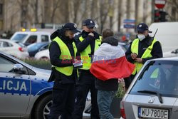 Samochodowy protest Strajku Kobiet