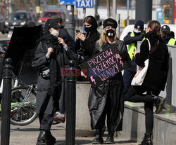 Samochodowy protest Strajku Kobiet