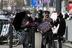 Samochodowy protest Strajku Kobiet