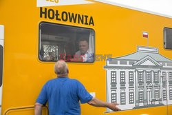 Kandydat Szymon Hołownia w podlaskiem