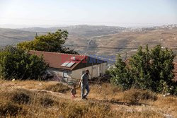 Izraelscy osadnicy na Zachodnim Brzegu - AFP