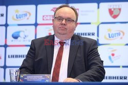 Konferencja prasowa Polskiego Związku Tenisa Stołowego przed mistrzostwami Europy Warszawa 2020