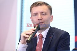 Konferencja prasowa Polskiego Związku Tenisa Stołowego przed mistrzostwami Europy Warszawa 2020