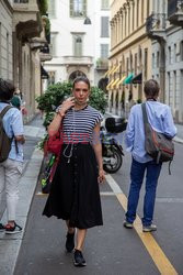 Street fashion na Tygodniu Mody męskiej w Mediolanie - lato 2021